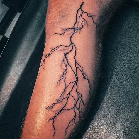 Lightnight Bolt Tattoo, Griffin Tattoo, Lightning Bolt Tattoo, Butterfly Hand Tattoo, Lightning Tattoo, Bolt Tattoo, White Ink Tattoo, Guitar Tattoo, Leg Tattoo Men