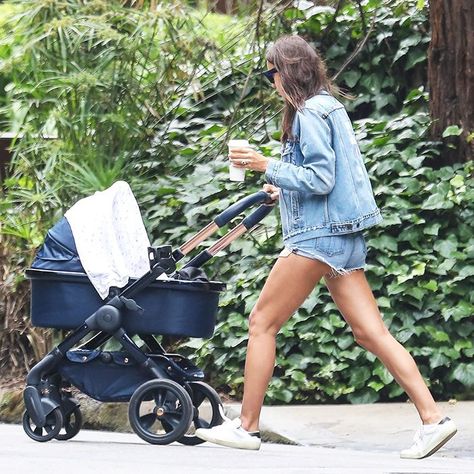 These Are the Chic Diaper Bags Fashion Moms Swear By Mom With Stroller, Chic Diaper Bag, Russian Model, Sports Illustrated Swimsuit, Irina Shayk, Weekend Style, Diaper Bags, Bags Fashion, Maternity Photographer