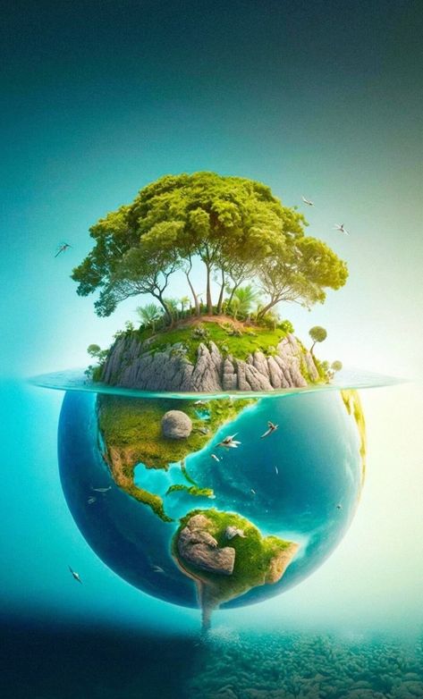 Save Tree Save Earth, Save Earth Drawing, Earth Day Posters, New Nature Wallpaper, Earth Drawings, Environment Painting, Earth Illustration, Save Trees, Color Drawing Art