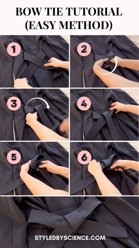 Tutorial for tying a bow on your trench coat. How To Tie Trench Coat Belt Bow, How To Tie Trench Coat Belt Back, Trench Coat Belt, Classy Workwear, Bow Tie Tutorial, Coat Belt, Lightweight Trench Coat, Plus Size Winter Outfits, Perfect Bow