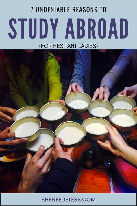 image of people holding bowls with text overlay 7 undeniable reasons to study abroad Studying Abroad Aesthetic, Study Abroad Aesthetic, Abroad Aesthetic, Ireland Road Trip Itinerary, Ireland Road Trip, Africa Travel Guide, Africa Photography, Gorilla Trekking, Best Student