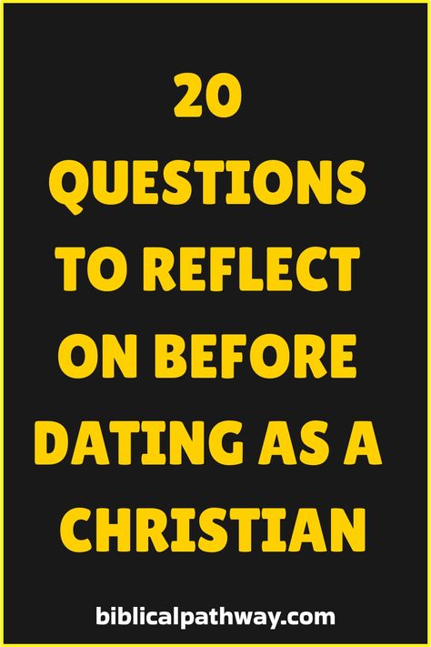 Embarking on a new relationship is a significant step, especially when your faith plays a central role in your life. Before you begin dating as a Christian, consider these 20 introspective questions to ensure you’re Questions To Ask Yourself Before Dating, Christian Dating Questions, Introspective Questions, Date Night Questions, Christian Dating Advice, Christ Centered Relationship, Conversation Starters For Couples, Looking For A Relationship, Christian Couples