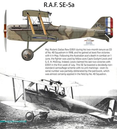 Ww1 Airplanes, Ww1 Planes, Ww1 Aircraft, Aviation History, Vintage Aircraft, Aviation Art, Royal Air Force, Model Aircraft, Aircraft Design