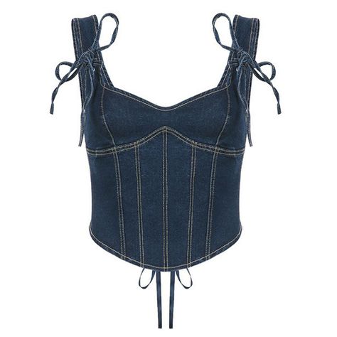 Y2K Denim Corset Step up your fashion game with our elegant Y2K Denim Corset. Made of high-quality denim, this corset will give you a flattering silhouette and add a touch of sophistication to any outfit. Perfect for fashion-forward individuals or anyone looking to make a statement. Size:S: Bust: 74cm/ 29.1?in, Length: 47cm/ 18.5 inM: Bust: 78cm/ 30.7?in, Length: 48cm/ 18.9?inL: Bust: 82cm/ 32.3?in, Length: 49cm/ 19.3 inMaterial: Denim