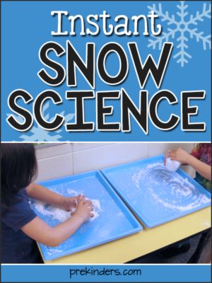 Winter Activities and Lesson Plans for Pre-K and Preschool - PreKinders Snow Science, Winter Lesson Plan, Winter Classroom Activities, Pre-k Science, Winter Theme Preschool, Science For Toddlers, Winter Science, Instant Snow, Snow Theme