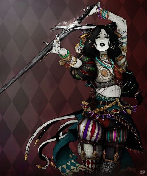 Changeling Warlock, Warlock Tiefling, Tiefling Woman, Female Warlock, Warlock Dnd, Dark Carnival, Larp Ideas, Tiefling Bard, Dnd Npc