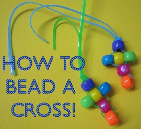 Easter Religious Crafts, Pony Bead Crafts, Bible School Crafts, Cross Crafts, Christian Crafts, Hama Bead, Sunday School Activities, Vbs Crafts, Easter Religious