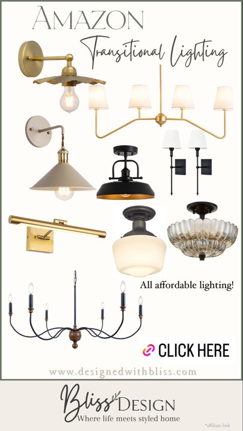 Affordable Amazon Lighting! Lighting, affordable, lights, Amazon, decor, transitional lighting, kitchen, living room, bathroom, entryway Nancy Meyers Light Fixtures, Coordinating Kitchen Lighting, Over The Sink Lighting, Transitional Kitchen Lighting, Lighting Combinations, Amazon Lighting, Kitchen Nook Lighting, Coordinating Light Fixtures, Small Condo Kitchen