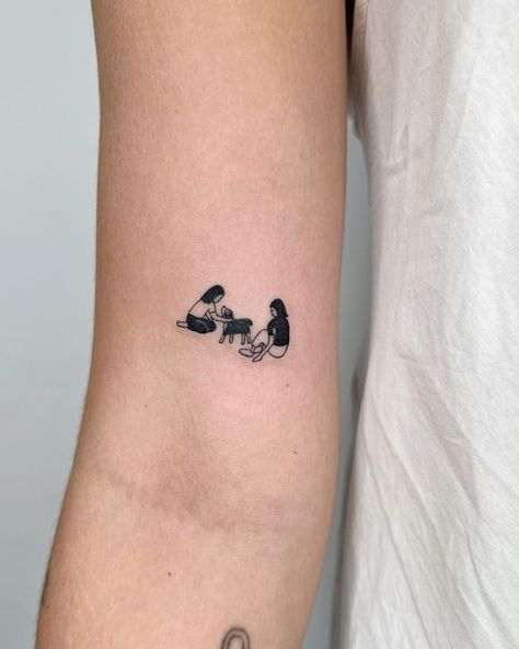 probably Dimá on Instagram: "👯‍♀️🐶" Pie Tattoo, Pretty Tattoos, Tatting, Pie, Tattoos, On Instagram, Quick Saves, Instagram