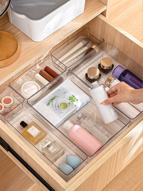 Makeup Organizer Drawer, Aesthetic Cozy Room, Makeup Sponge Storage, Makeup Storage Drawers, Fall Decor Bedroom, Room Organization Bedroom, Pet Storage, Makeup Display, Makeup Drawer Organization