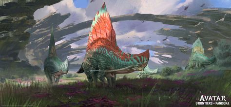 ArtStation - Some of my creature design in Avatar: Frontiers of Pandora Pandora Concept Art, Frontiers Of Pandora, Avatar Animals, The Avatar, Creature Artwork, Pandora Avatar, Avatar Movie, Fantasy Beasts, Kaiju Monsters