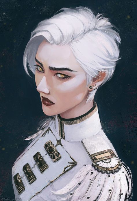 White Hair, A Woman, Hair, Gold, White