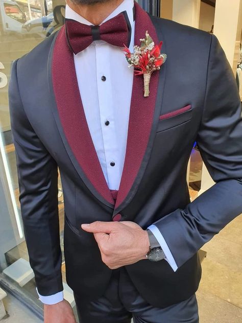 Tuxedos – Page 8 – brabion Groom Collection, Shawl Lapel Tuxedo, Tuxedo Colors, Red Tuxedo, Shawl Collar Tuxedo, Men's Wedding Outfit, Clothes Jacket, Tuxedo Vest, Pants Gift