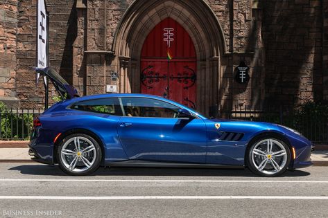 Ferrari Gtc4 Lusso, Blue Ferrari, Gtc4 Lusso, Ferrari 2017, Ferrari Mondial, 812 Superfast, Cars Ferrari, Shooting Brake, High Performance Cars