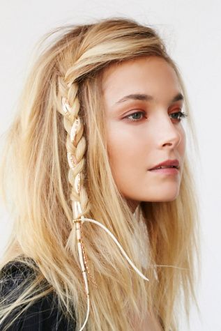 Serefina for Free People Womens Desert Night Braid. Click the link to shop right now! Desert Night, Look Festival, Hippie Hair, Boho Braids, Hair Beads, Boho Hairstyles, Hair Envy, Hair Dos, Boho Clothing