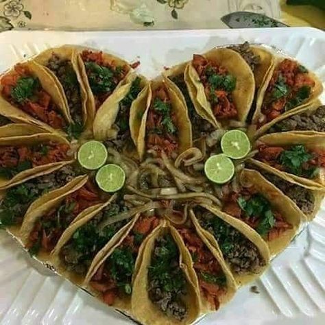 Heart Shaped Taco Platter, Heart Shaped Tacos, Heart Tacos Tray, Taco Heart Platter, Taco Heart, Mexican Candies, Taco Platter, Taco Humor, Mexican Snacks