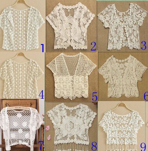 Tile Shower Ideas White, Jacket Coat Fashion, Womens Trendy Dresses, Wedding Dress Patterns, Crochet Bolero, Ladies Blouse Designs, Half Shirts, Fashion Top Outfits, Bridal Dress Fashion