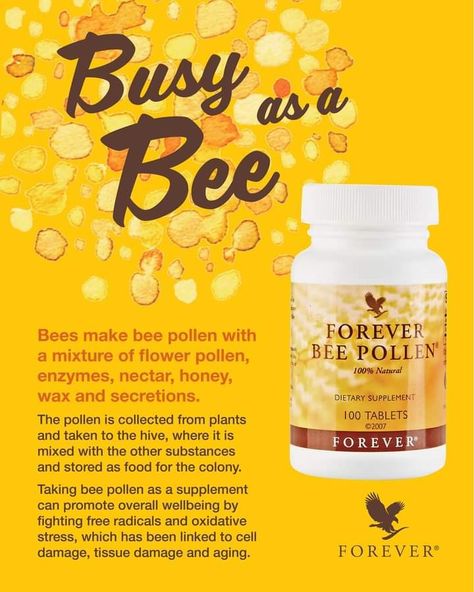 Forever Bee Pollen, Aloe Vera Gel Benefits, Beauty Tips With Honey, Forever Living Aloe Vera, Bee Products, Forever Products, Forever Aloe, Bee Pollen, The Hive