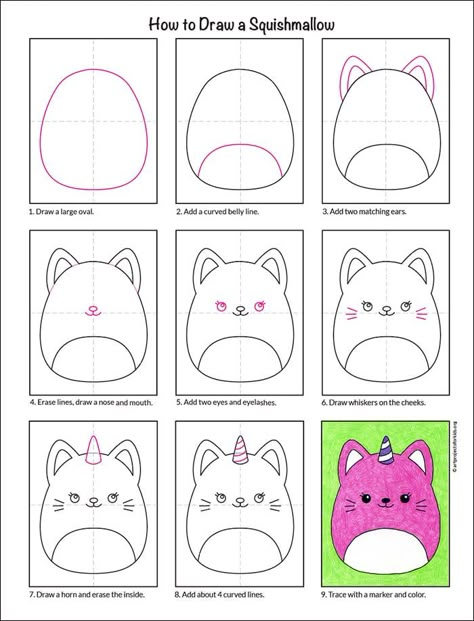 Squishmallow Pull Apart Cupcakes, Squishmallow Drawing Template, How To Draw A Squishmallow Step By Step, Squishmallow Art Ideas, Paper Squishy Template Squishmallow, Squishmallow Pumpkin Painting, Squishmellow Cookies, Squishmallow Painting Canvas, Squishmallow Doodle