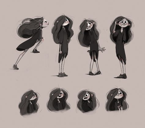 Sketches of character development for “The Hive” Studio Character Development Illustration, Dreams Stories, People Cartoon, Character Design Girl, Animation Character, Draw People, Story Teller, Character Model Sheet, Model Sheet