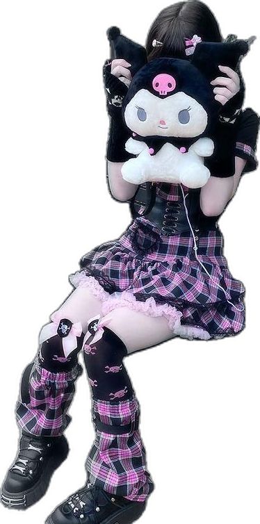 Kuromi Cute Backpack Backpack A20706 #backpack #ootd #apsanil #apsanilfashion #kuromi #cutegirl #softgirl #harajuku Kuromi Aesthetic Outfit, Kuromi Outfit, Kuromi Clothes, Sanrio Outfits, Princess Peach Cosplay, Cute Kawaii Outfits, Purse Outfit, Hello Kitty Shoes, Kitty Clothes