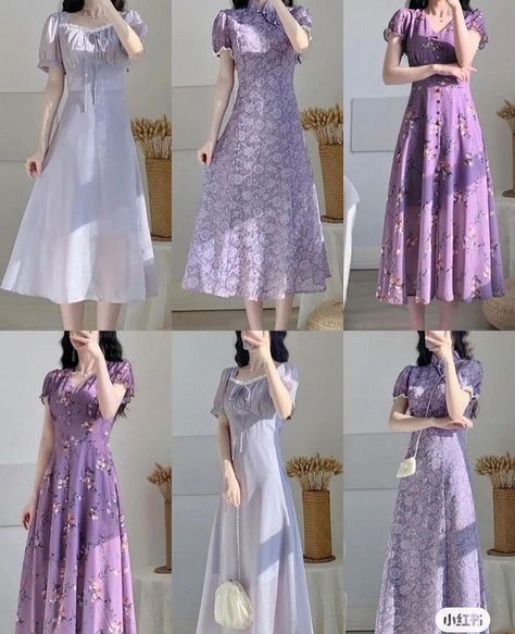 Trending Photography, Simple Long Dress, Modest Girly Outfits, Jenna Fischer, Long Frock Designs, Long Frock, Purple Dresses, Old Fashion Dresses, Cute Dress Outfits