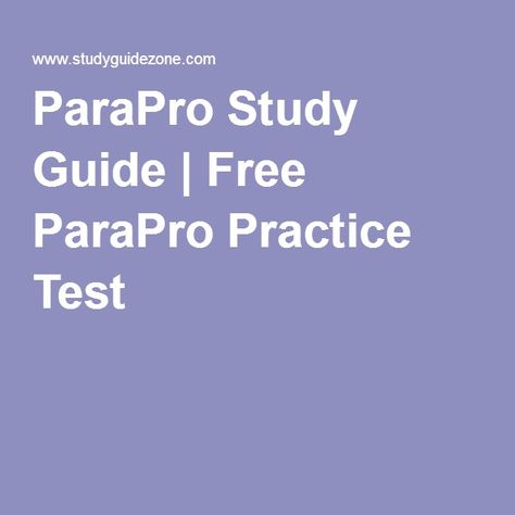 ParaPro Study Guide | Free ParaPro Practice Test Special Education Paraprofessional, Teacher Expectations, Praxis Study, Praxis Test, Special Education Behavior, Act Prep, What To Study, Leadership Activities, Teacher Certification