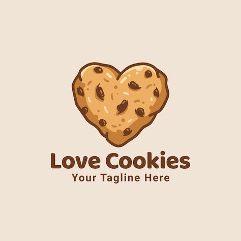 Baking Illustration, Cookie Logo, Cookies Logo, Cookies Love, Graphic Designer Studio, Cookie Vector, Cartoon Cookie, Cookies Branding, Gay Sticker