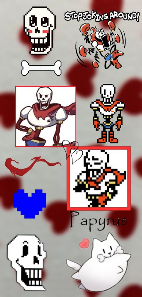 undertale game papyrus wallpaper red skeleton aesthetic Red Skeleton Aesthetic, Papyrus Wallpaper, Undertale Clothes, Fell Papyrus, Skeleton Aesthetic, Undertale Yellow, Undertale Papyrus, Red Skeleton, Undertale Game