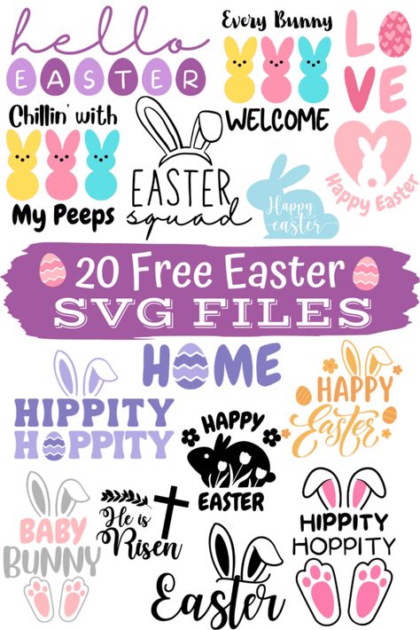 Easter Cricut Projects, Free Easter Svg, Cricut Projects To Sell, Easter Cricut, Kids Easter Shirts, Projects To Sell, Beach Nail, Easter Svg Files, Vinyl Svg