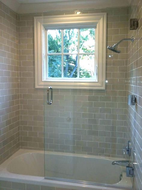 Interior Wall Window, Shower Windows Ideas, Bathroom Remodel Small Budget, Window Remodel, Window In Shower, Bathtub Tile, Tub Tile, Bathroom Remodel Tile, Diy Bathroom Remodel