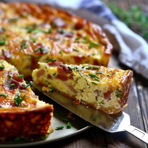 Crustless Quiche Lorraine Quiche Without Crust, Egg Quiche Recipes Crustless, Quiche Lorraine Crustless, Crustless Quiche Lorraine Recipes, Vegetarian Crustless Quiche Recipes, Bacon Cheddar Crustless Quiche, Crustless Quiche Recipes, Bacon Egg And Cheese Quiche Crustless, Quiche Crust Recipe