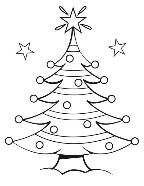 The Christmas tree coloring pages are perfect for getting into the Christmas spirit as they feature fully-decorated trees often accompanied by pictures of Santa Clause and gift boxes. Description from bestcoloringpagesforkids.com. I searched for this on bing.com/images Free Christmas Coloring Sheets, Christmas Tree Outline, Christmas Tree Coloring, Christmas Ornament Coloring Page, Printable Christmas Ornaments, Tree Coloring, Santa Klaus, Tree Outline, Christmas Tree Drawing