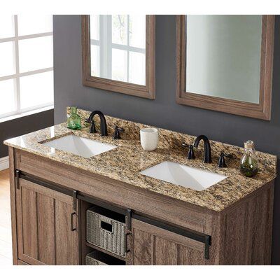 Quartz Bathroom, Stone Vanity Top, Granite Bathroom, Stone Vanity, Granite Vanity Tops, Bathroom Vanity Top, Santa Cecilia, Clean Bathroom, Edge Profile