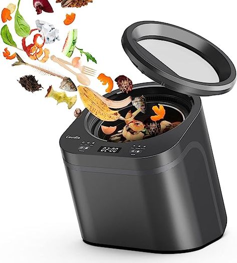 Food Composter Indoor/Outdoor, Food Cycler with 3L Capacity, Compost Machine for Apartment Countertop, Optimized Version V2 Compost Bin Kitchen, Compost Machine, Compost Starter, Composting Machine, Bin Kitchen, Kitchen Compost Bin, Electric Foods, Food Scraps, Kitchen Waste