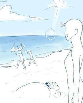 Beach Drawing, Drawings Of Friends, Figure Drawing Reference, Poses References, Anime Drawings Tutorials, Art Base, Art Poses, Art Tutorials Drawing, Anime Poses Reference