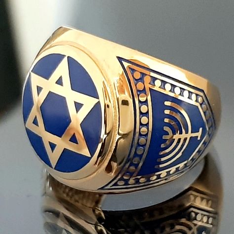 Mens Gold Signet Rings, Solomons Ring, David Ring, Silver Ring For Men, Silver Jewelry Cleaner, Shield Ring, Jewish Star, King David, Star Ring