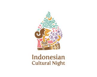 Wow from Indonesia ! Indonesian Cultural Night  by Michael Hioe Cultural Logo Ideas, Art And Culture Logo Design, Cultural Logo Design, Indonesian Branding, Culture Logo Design, Festival Logo Design, Indonesian Design, Culture Logo, Tourism Logo