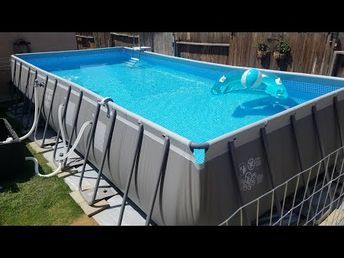 Intex Pool Skimmer, Bestway Pool, Rectangle Pool, Pool Skimmer, Intex Pool, Above Ground Pool, Home Projects, Hot Tub, Yard