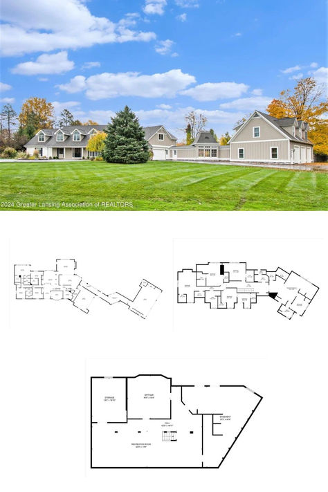 8-Bedroom Home with Inground Pool and Mother-in-Law Suite (8,003 Sq. Ft. Floor Plan) Generational Living, Mother In Law Suite, Floor Plan Creator, Porch House Plans, Mansion Floor Plan, Home Design Software, Large Families, Interior Design Software, Inground Pool