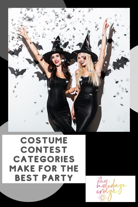 Make your next Halloween party a hit with these exciting costume contest categories. From the scariest to the most humorous, each category is designed to encourage creativity and participation. Get everyone involved and let the best costume win with these fun and inclusive categories. Halloween Costume Categories, Halloween Costume Contest Categories, Costume Contest Categories, Costume Contest Ideas, Halloween Costume Winners, Fun Halloween Snacks, Most Creative Halloween Costumes, Best Group Halloween Costumes, Creepy Halloween Costumes