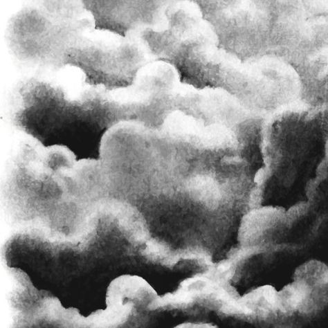 Clouds Filler Tattoo, Black And Grey Clouds Tattoo, Doves In Clouds Tattoo, Tattoos Of Clouds, Realism Clouds Tattoo, Cloud Cover Up Tattoo, Clouds Neck Tattoo, Cloud And Lightning Tattoo Design, Tattoo Clouds Shading Backgrounds