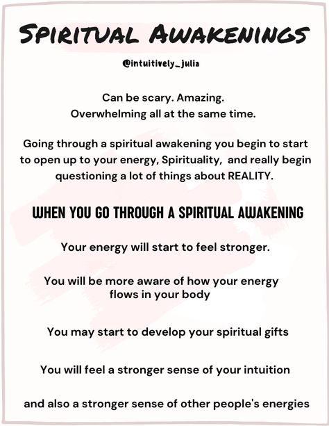 Guidebook on how to get through a spiritual awakening and what to expect on your spiritual journey. Are you going through or have you gone through a spiritual awakening? What Is A Spiritual Awakening, How To Have A Spiritual Awakening, Spiritual Topics, Spiritual Awakening Stages, Psychic Empath, Spiritual Awakening Quotes, Spiritual Awakening Signs, Spiritual Psychology, Healing Spirituality