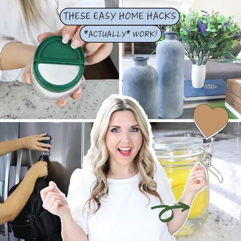 Liz Fenwick DIY - These EASY Home Hacks *Actually* Work! 🙌 Liz Fenwick Diy, Dollar Tree Home Decor, Liz Fenwick, Dollar Tree Diy Organization, Tree Home Decor, Diy Xmas Gifts, Tree Home, Simple Life Hacks, Diy Home Decor Easy