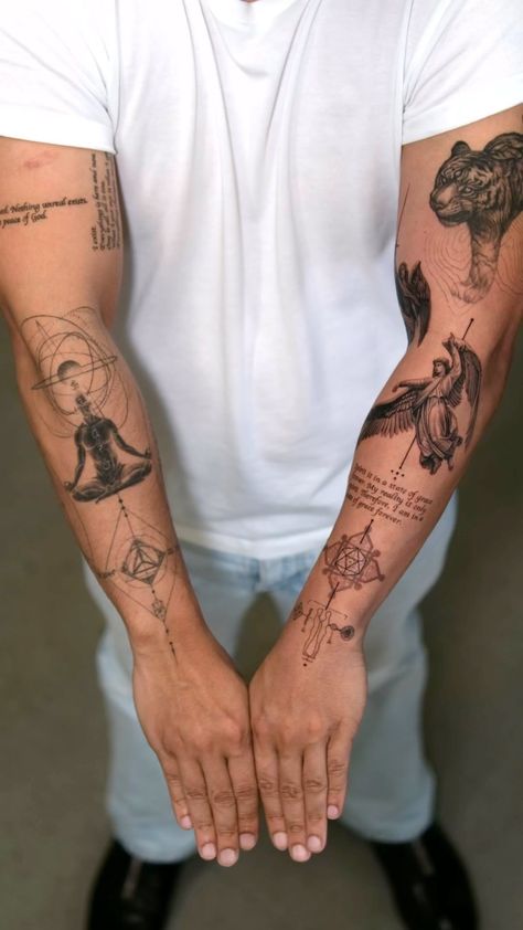 Another one of Kyle's tattoos, this time shot at the @metmuseum #tattoo | Instagram Aesthetic Forearm Tattoo, Forearm Men Tattoos, Oscar Akermo, Sleeve Tattoo Men, Graphic Realism, Mens Forearm Tattoos, Forearm Tattoos For Men, Mens Body Tattoos, Tattoo Trash