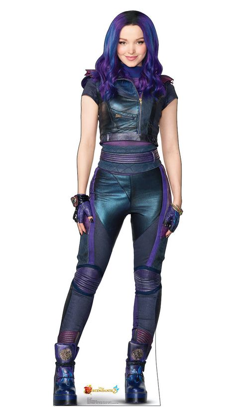 Dove Cameron (as Mal) / Descendants 3 Mal Halloween Costume, Mal Costume, Disney Descendants Mal, Range Pyjama, Mal Descendants, Descendants Costumes, Disney Descendants 3, Classic Halloween Costumes, Descendants 3