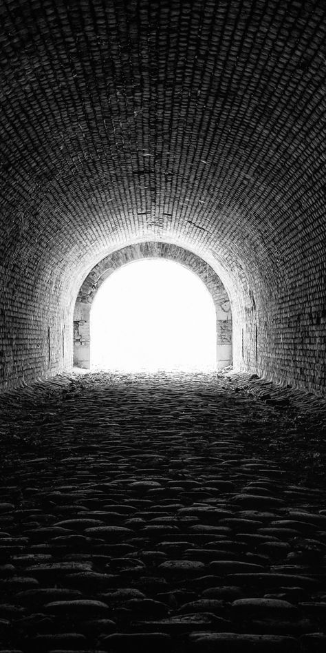 Black and white, tunnel, dark, architecture, 1080x2160 wallpaper Dark Architecture, Microsoft Wallpaper, Film Moodboard, Dark Tunnel, Happy Halloween Pictures, Background Minimal, Cityscape Wallpaper, Ipad Air Wallpaper, Scary Drawings