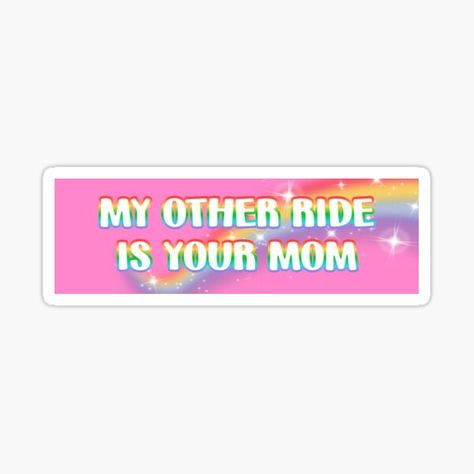 Anime Room Background, Bumper Sticker Aesthetic, Car Sticker Ideas, Lesbian Stickers, Sophie Grace, Y2k Stickers, Car Deco, Funny Bumper Stickers, Vinyl Sticker Design