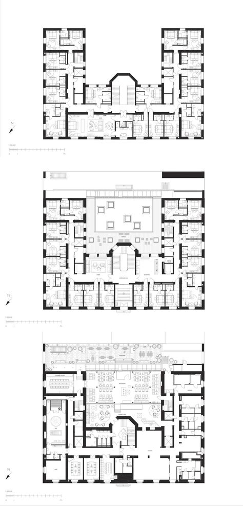 Hotel Floor Plan Architecture, Hotels Plans Architecture, Hotel Floor Plan Small Hotel Floor Plan, Hotel Plans Architecture, Hotel Lobby Design Plan, Hotel Design Architecture Concept, Boutique Hotel Floor Plan, Hotel Project Architecture Floor Plans, Modern Hotel Floor Plan