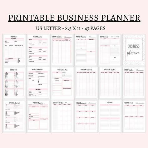 Home Business Organization, Planner Small Business, Business Binders, Business Tracker, Task Planner, Personal Planners, Launch Strategy, Marketing Planner, Candle Making Business